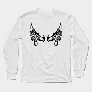 Abstract tribal tattoo with eye concept No. A35 Long Sleeve T-Shirt